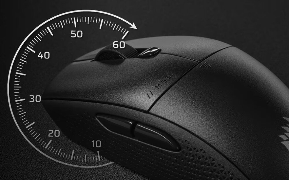 Mysz CORSAIR M55 Wireless przyciski programowanie uchwyty