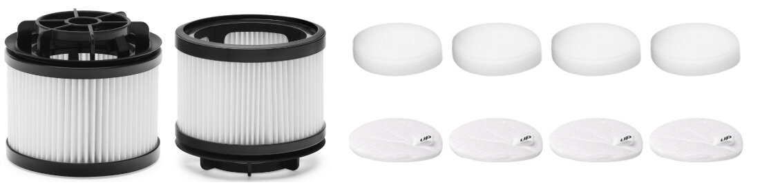Zestaw filtrów LEVOIT LVAC-200 Pięciostopniowa filtracja mocny efekt cyklonowy kurz brud filtr metalowy Filtr piankowy zanieczyszczenia filtr filcowy filtr po silniku/wylotowy ochrona alergeny