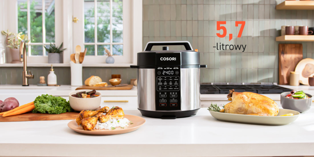 Multicooker COSORI Pressure Cooker CMC-CO601-SEU Szybkie zdrowe gotowanie pojemność dania wartości odżywcze