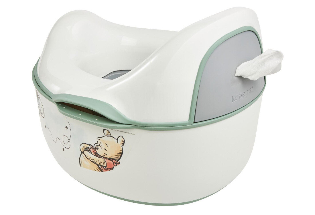 Nocnik KEEEPER Kasimir Deluxe 4w1 Winnie the pooh Biały od 18 miesięcy do 4 lat wiek zakres przeznaczenie możliwości użytkowanie przemyślana konstrukcja rozwój samodzielność