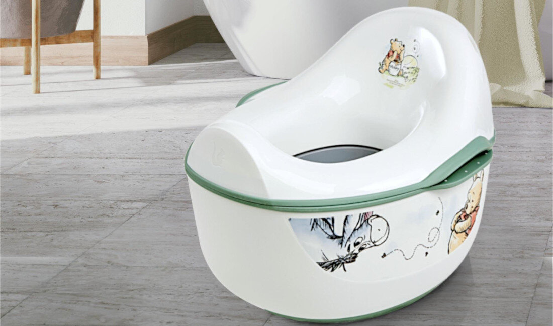 Nocnik KEEEPER Kasimir Deluxe 4w1 Winnie the pooh Biały lekka konstrukcja wymiary komfort wygoda