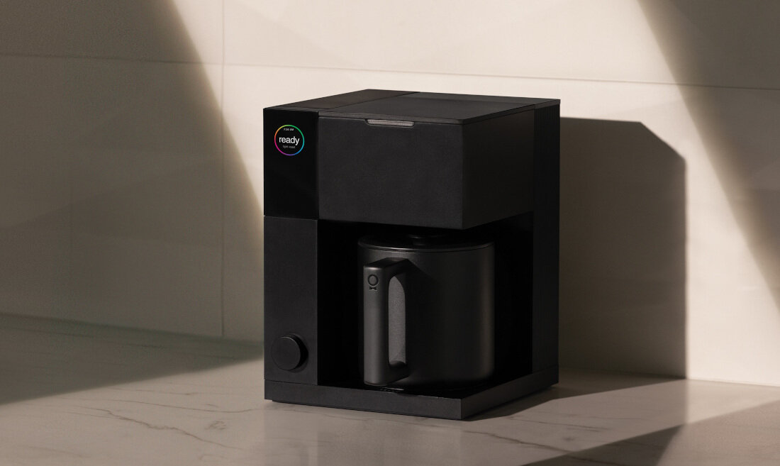 Ekspres FELLOW Aiden Precision Coffee Maker Czarny Solidne wykonanie Termiczny serwer podwójne ścianki kawa ułatwienie uzupełnianie zbiornik woda sterowanie intuicja