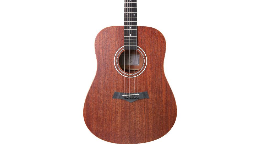 Gitara akustyczna ARROW Raw Series podstrunnica mostek Richlite trwałość elegancja, gitara akustyczna od frontu na białym tle