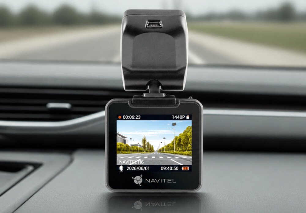 Wideorejestrator NAVITEL R88 PRO GPS z obiektywem Night Vision Pro i magnetycznym uchwytem z modułem GPS