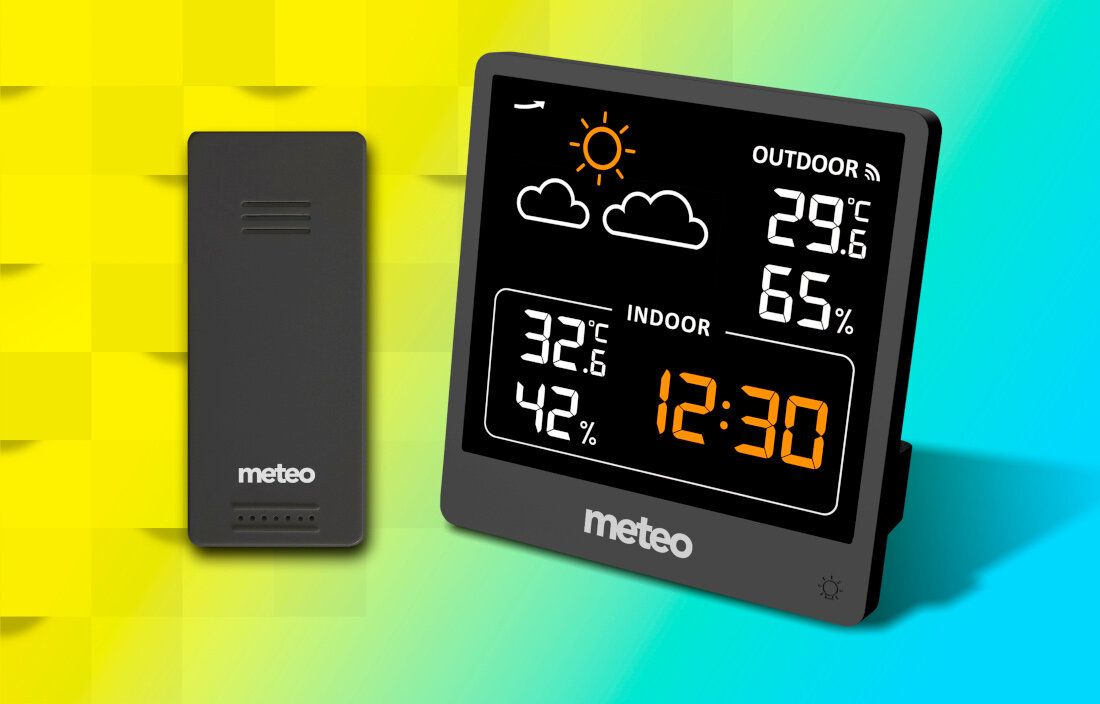 Stacja pogody METEO SP200 Prognoza pogody monitorowanie temperatura ciśnienie wilgotność precyzja zmiany wyniki