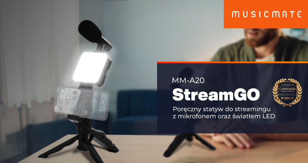 Statyw do streamingu MUSICMATE MM-A20 StreamGo