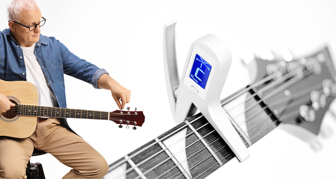 Kapodaster MUSICMATE MM-X100 Capotuner - Uniwersalne zastosowanie