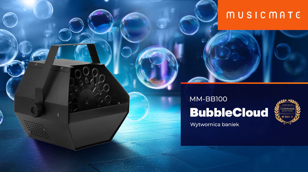 Wytwornica baniek MUSICMATE MM-BB100 BubbleCloud