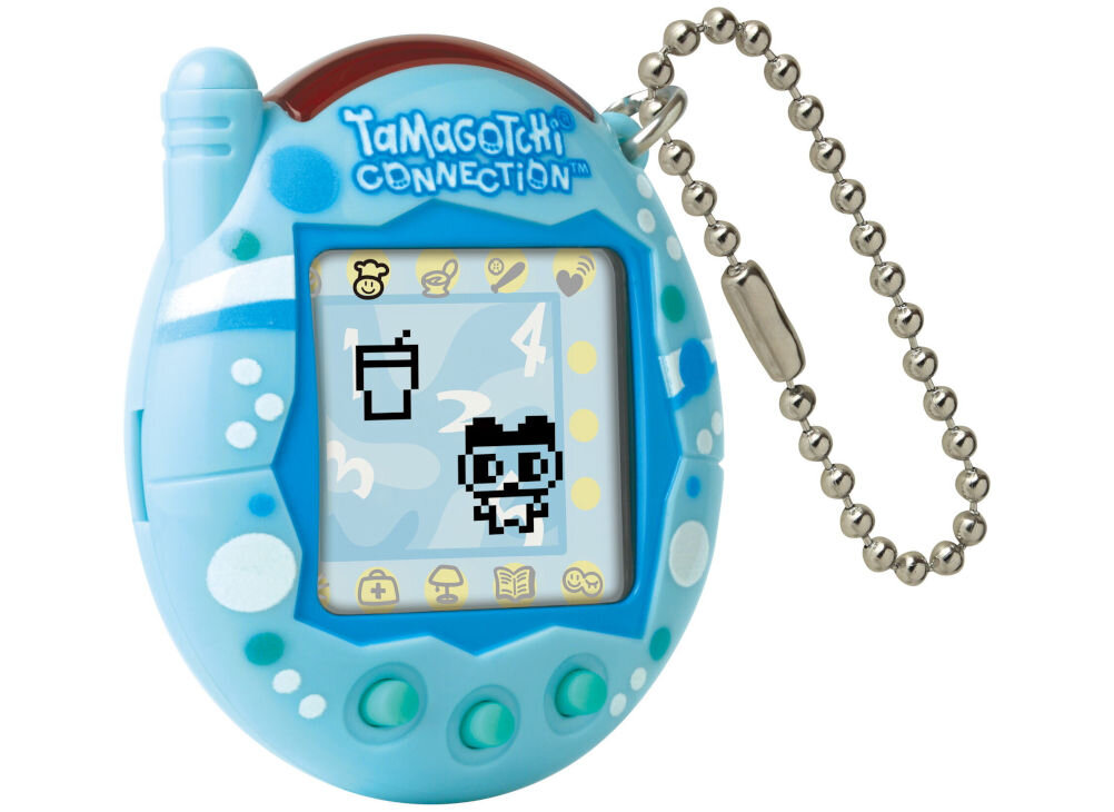 Tamagotchi BANDAI Connection Bubbles 43401 możliwość łączenia się z innymi tamagotchi tajne kody odblokowujące specjalne nagrody