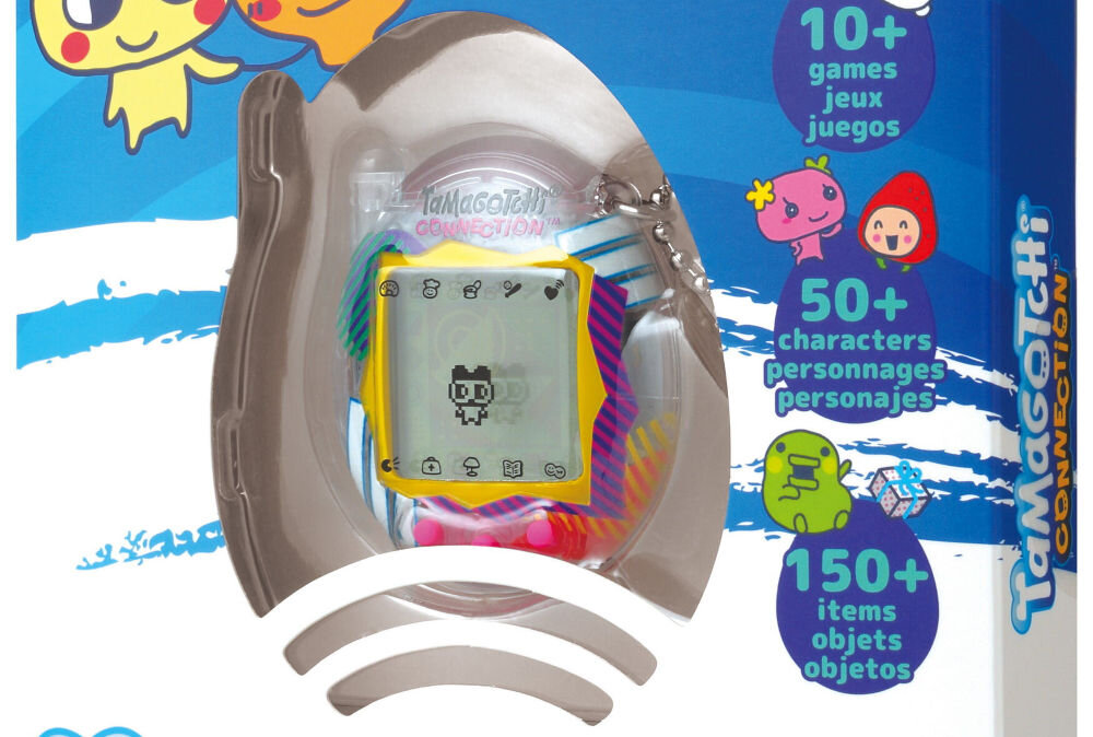 Tamagotchi BANDAI Connection Clear Retro 43404 twoja opieka kształtuje charakter Tamagotchi nakarm go wylecz baw się