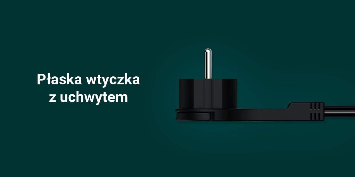 Listwa HAMA Standard 6GN (1.5 m) Czarny
wygodne podłączanie, specjalnie zaprojektowana, płaska wtyczka, dodatkowy uchwyt,
zielone tło, biały napis Płaska wtyczka z uchwytem, wtyczka