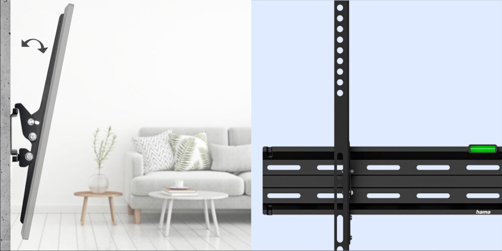 Uchwyt HAMA do TV 32-75 cali Motion 220814 - Możliwość pochylenia
