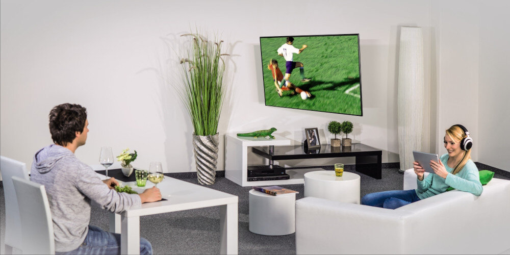 Uchwyt HAMA do TV 46-90 cali Fullmotion XL 220838 - Pełna regulacja obrazu