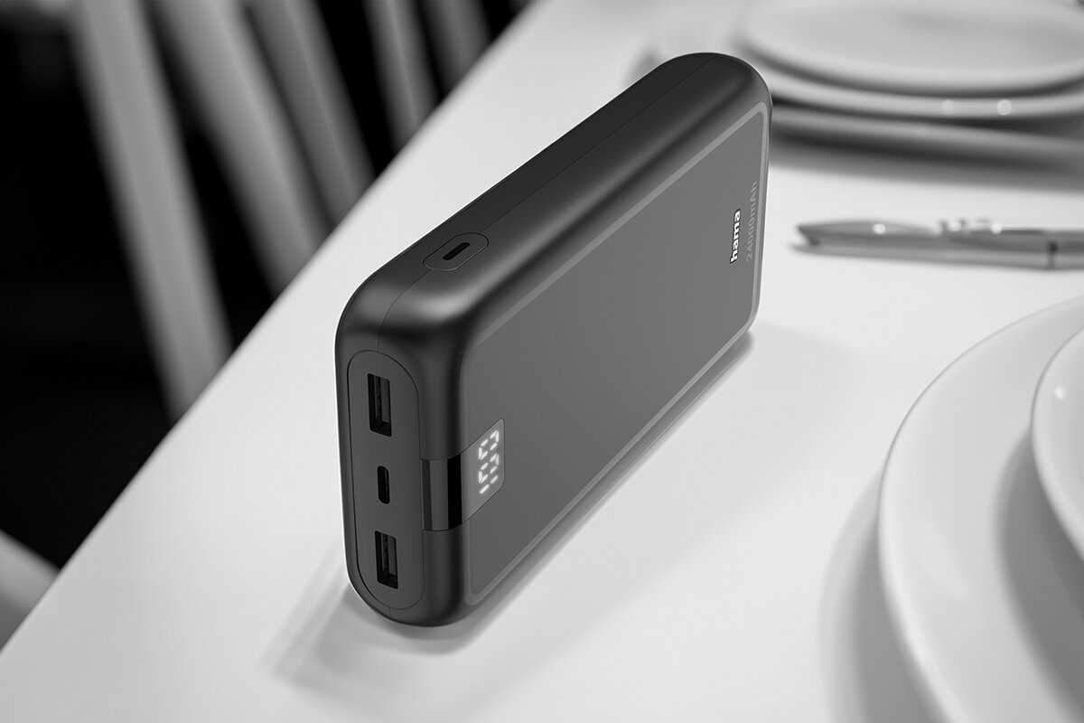 Powerbank HAMA Performance 24 - Powerbank zawsze gotowy do działania
