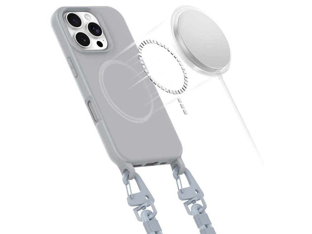 TECH-PROTECT MagNecklace magnesów MagSafe bezprzewodowe ładowanie korzystanie z dedykowanych akcesoriów stabilne połączenie z ładowarką jest w pełni kompatybilny