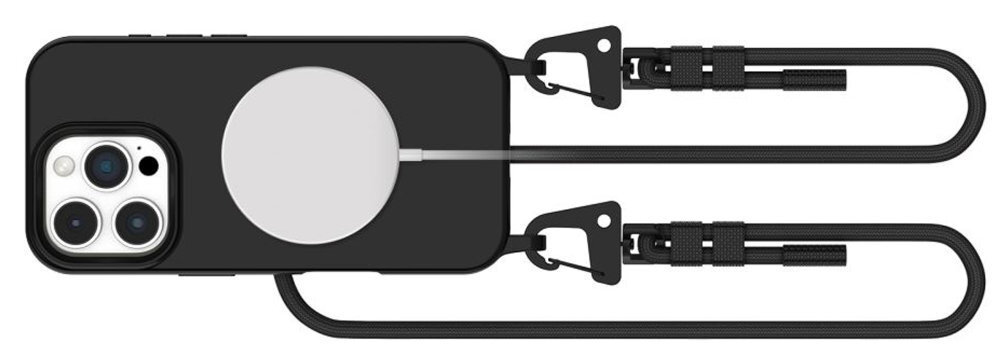 TECH-PROTECT MagNecklace podwyższona krawędź okalająca wyświetlacz moduł aparatu Materiał TPU otwory na porty i przyciski swobodny dostęp do wszystkich elementów sterujących