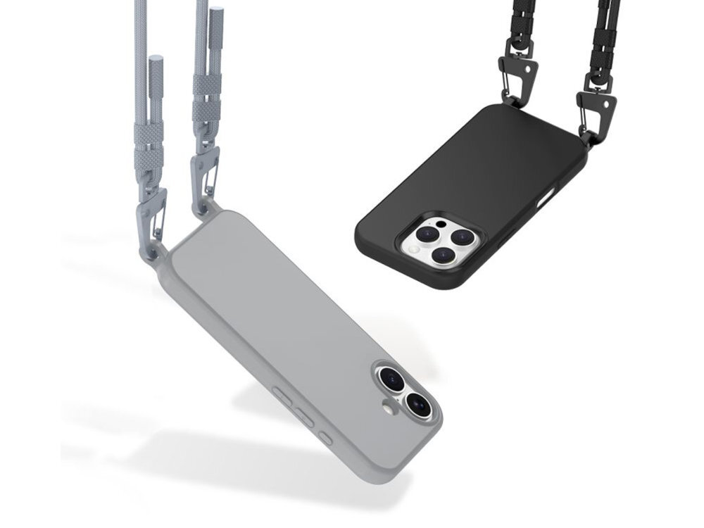 TECH-PROTECT MagNecklace smycz Odczepiany pasek wytrzymałych sznurków długość można regulować Mechanizm mocowania fotografowania, nawigacji czy w zatłoczonych miejscach