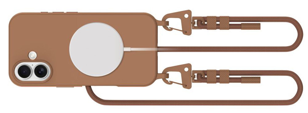 TECH-PROTECT MagNecklace podwyższona krawędź okalająca wyświetlacz moduł aparatu Materiał TPU otwory na porty i przyciski swobodny dostęp do wszystkich elementów sterujących