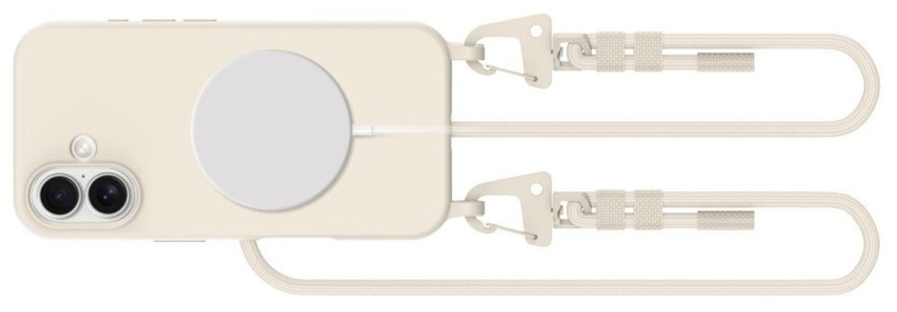 TECH-PROTECT MagNecklace podwyższona krawędź okalająca wyświetlacz moduł aparatu Materiał TPU otwory na porty i przyciski swobodny dostęp do wszystkich elementów sterujących