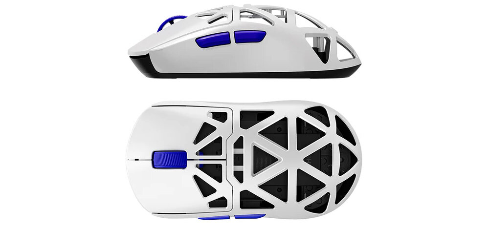 Mysz MCHOSE AX5 Pro Max waga wyzwania komponenty klikniecia przelaczniki