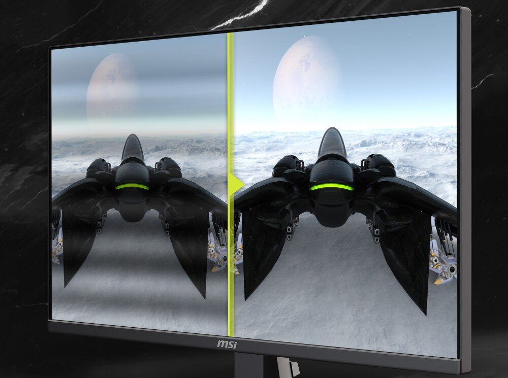 Monitor MSI MAG 275QF 27 2560x1440px IPS 180Hz 1 ms [MPRT] wzrok ochron migotanie niebieskie światło matowa powłoka