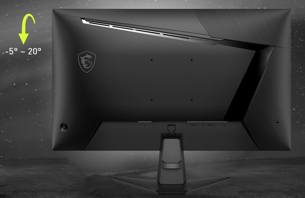 Monitor MSI MAG 275QF 27 2560x1440px IPS 180Hz 1 ms [MPRT] podstawa regulacja nachylenie mocowanie VESA