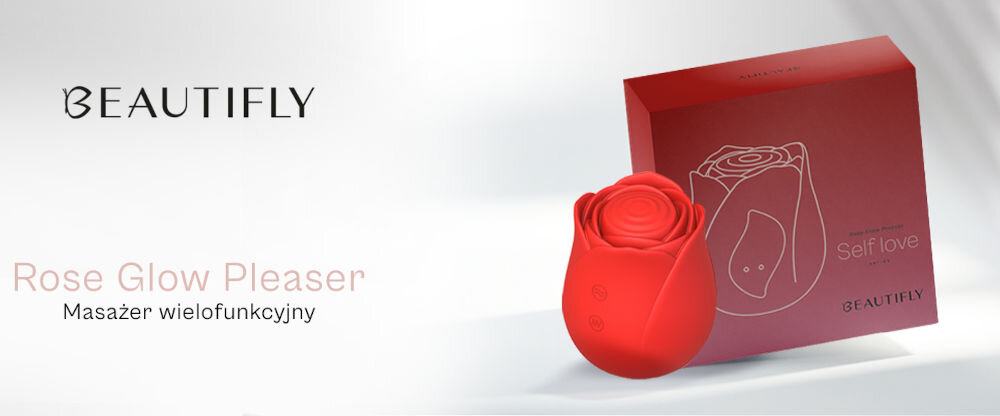 Masażer BEAUTIFLY Rose Glow Pleaser chwila dla siebie