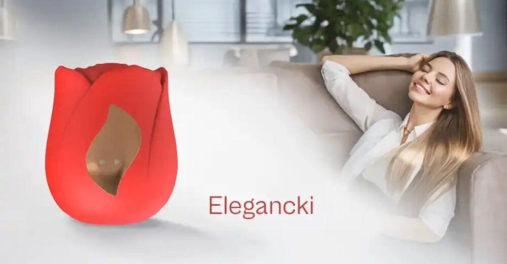 Masażer BEAUTIFLY Rose Glow Pleaser elegancja, ergonomia, wygoda, kształt inspirowany różą