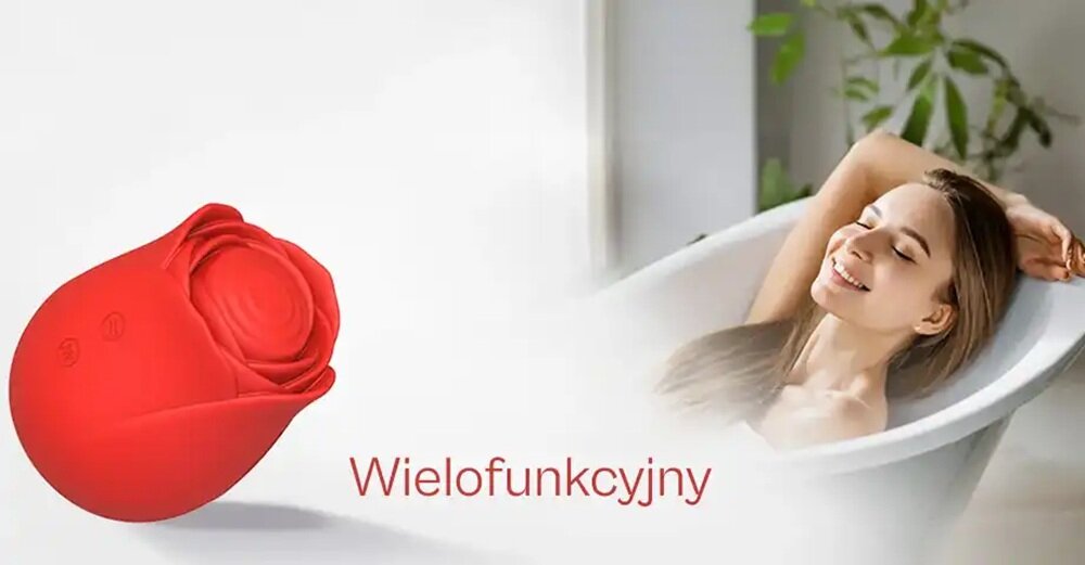 Masażer BEAUTIFLY Rose Glow Pleaser pełna swoboda, wodoodporna konstrukcja, bezpieczne korzystanie