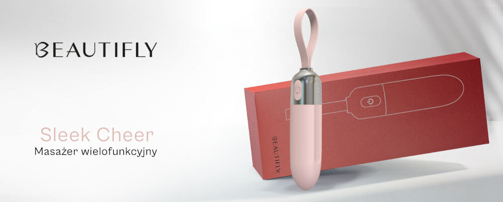 Masażer BEAUTIFLY Sleek Cheer chwila rozkoszy