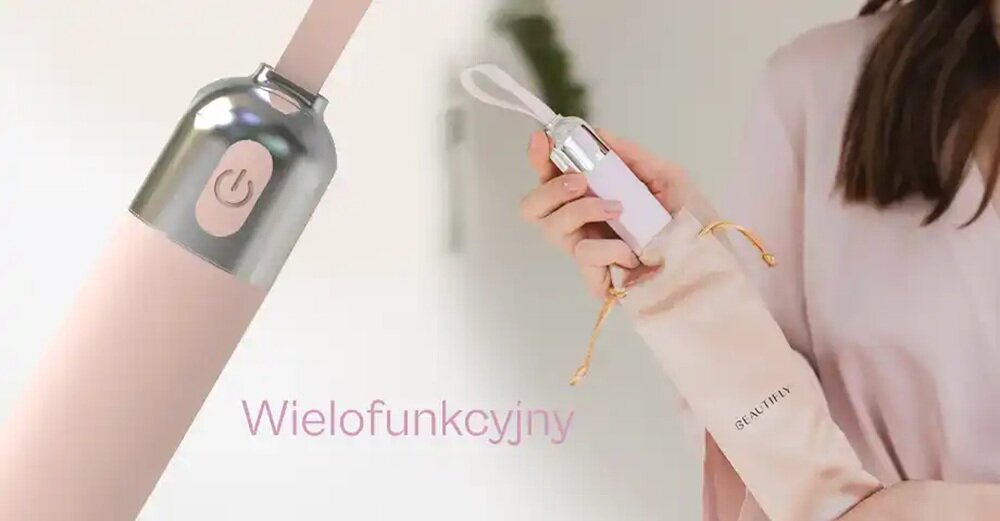 Masażer BEAUTIFLY Sleek Cheer stylowy design, ergonomiczna konstrukcja, dopasowanie intensywności, wygoda i relaks