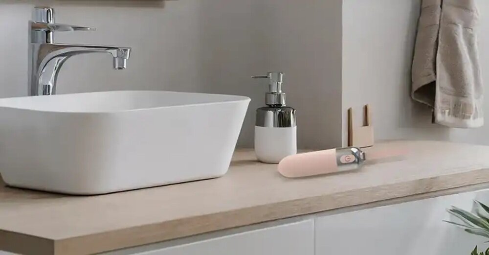 Masażer BEAUTIFLY Sleek Cheer lekki, smukły, elegancki odcień różu, dyskretny dodatek