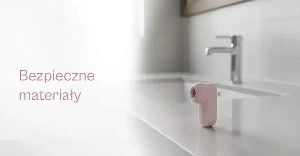 BEAUTIFLY MINISONIC BLISSPOD Wibrator Łechtaczkowy Różowy szybkie i proste czyszczenie, bezproblemowa pielęgnacja, silikon klasy medycznej