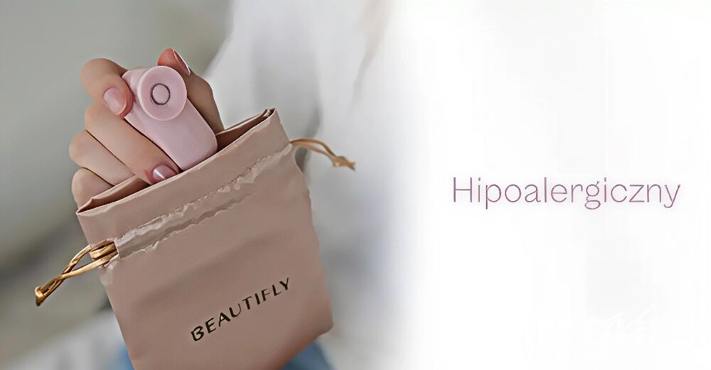 BEAUTIFLY MINISONIC BLISSPOD Wibrator Łechtaczkowy Różowy wysokiej jakości silikon, delikatny, przyjemny w dotyku, bezpieczny, hipoalergiczny