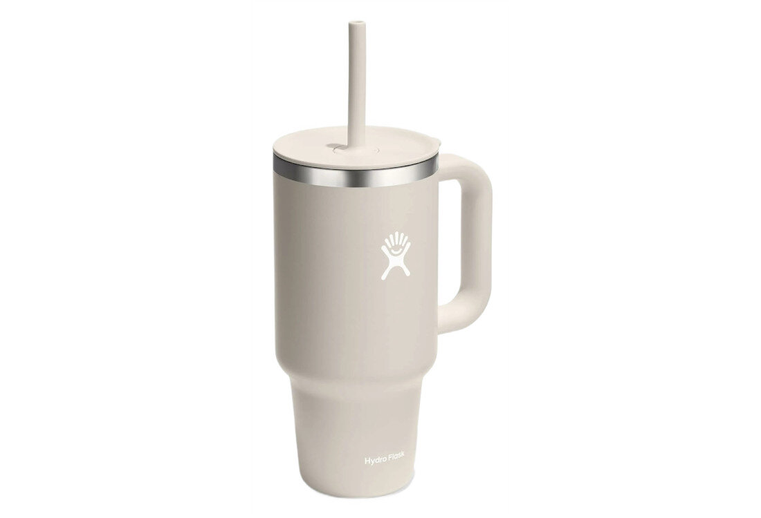 Kubek termiczny HYDRO FLASK All Around Travel Tumbler Beżowy 946 ml Czysty smak i higiena nie przejmuje zapachów ani smaków brak BPA bezpieczeństwo użytkowania Możliwość mycia w zmywarce