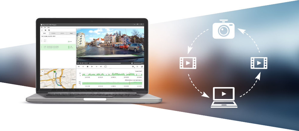 NAVITEL MR750 Smart Wi-Fi Смартфон DVR Регистратор NAVITEL DVR Center