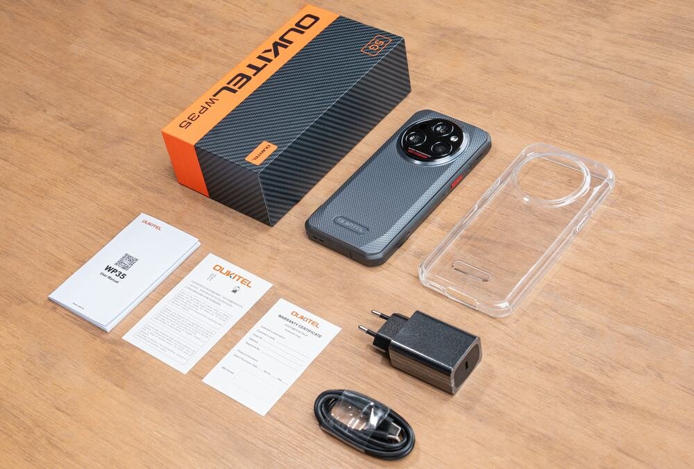Smartfon OUKITEL WP35 zestaw