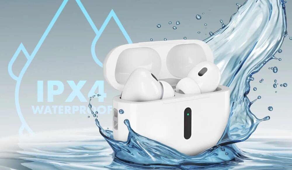 Słuchawki dokanałowe EXTRALINK Lifestyle HarmonySound V1.0 wodoodporność IPX4 zachlapania aktywność fizyczna, urzadzenie skąpane wodą