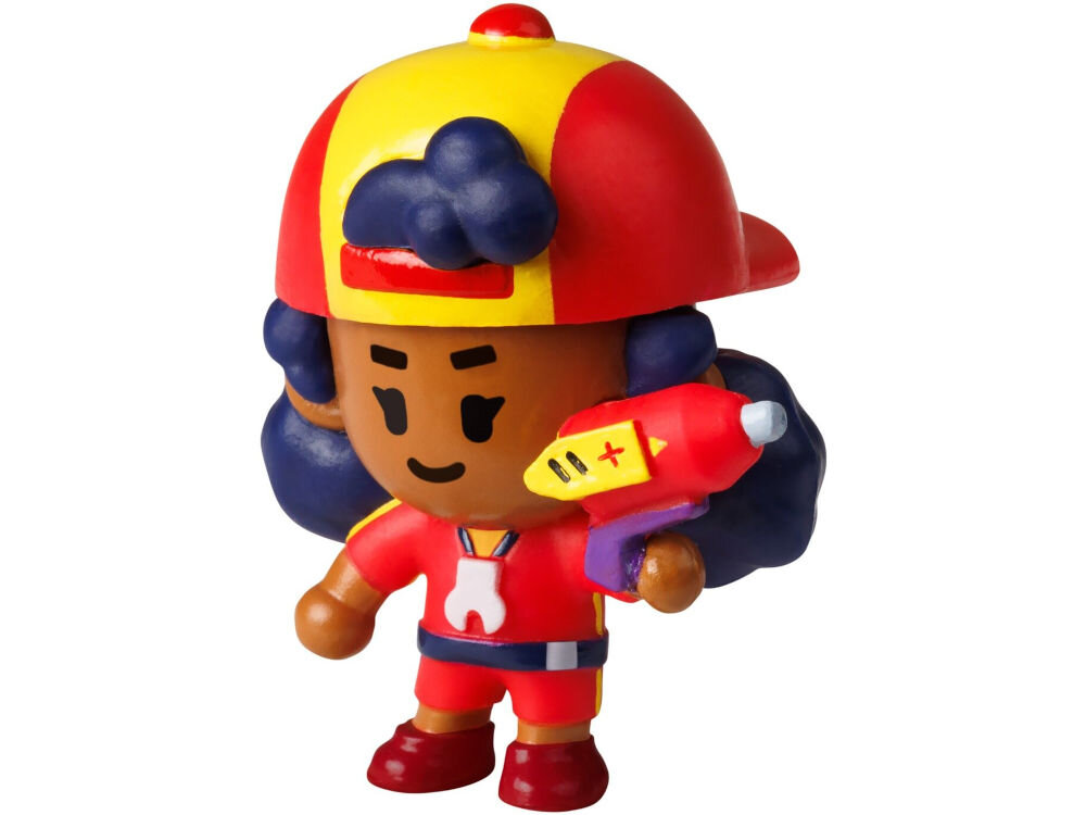 Zestaw figurek SUPERBUZZ Brawl Stars BRW2080A oficjalnie licencjonowane przez twóców gry firmę Supercell autentycznośc zgodność z oryginalnym stylem Brawl Stars dbałość o detale starannie wykonane rozbudzenie zainteresowania grą radość fanów 4-5 cm wysokości kolekcja figurek przeniesienie emocji z wirtualnych aren do rzeczywistości