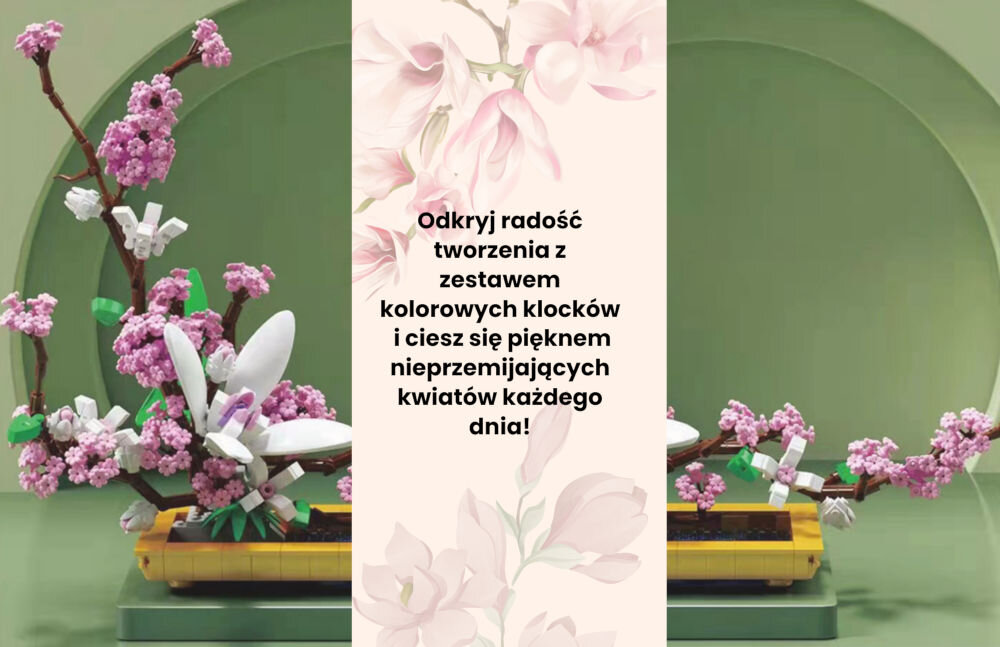 Klocki plastikowe QBI Magnolia 1081259