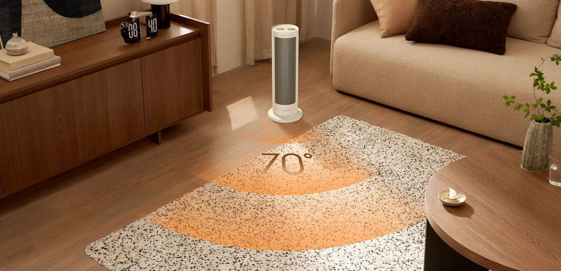 Termowentylator XIAOMI Fan Heater EU Biały Cyrkulacja ciepła Funkcja oscylacji zasięg grzania