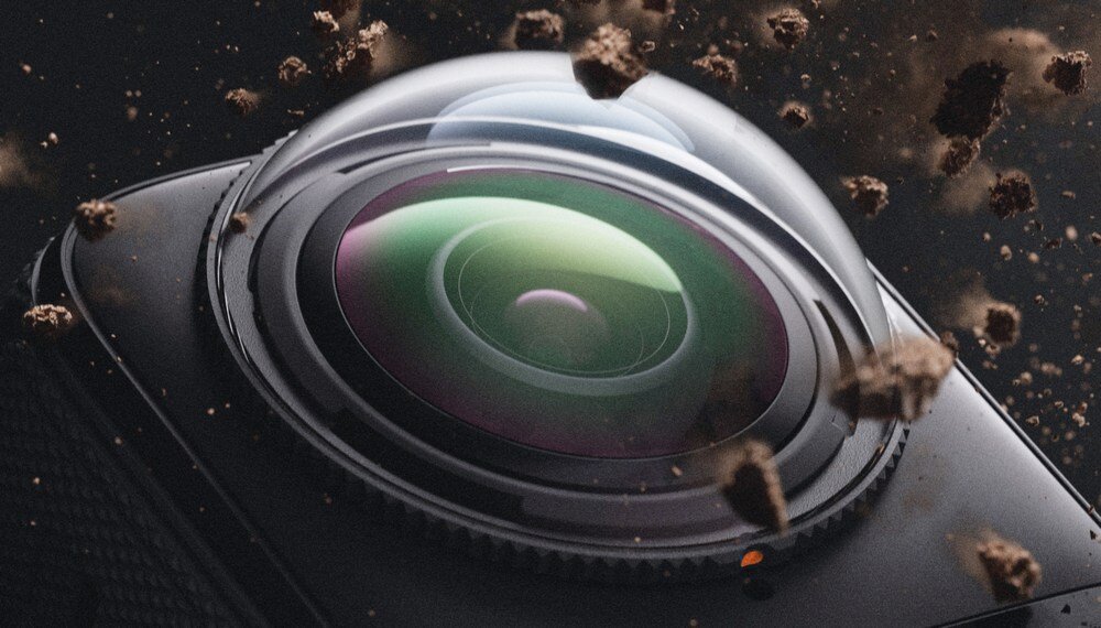 Insta360 X4 Premium Lens Guards ochrona obiektywów przed uszkodzeniami wizualziacja