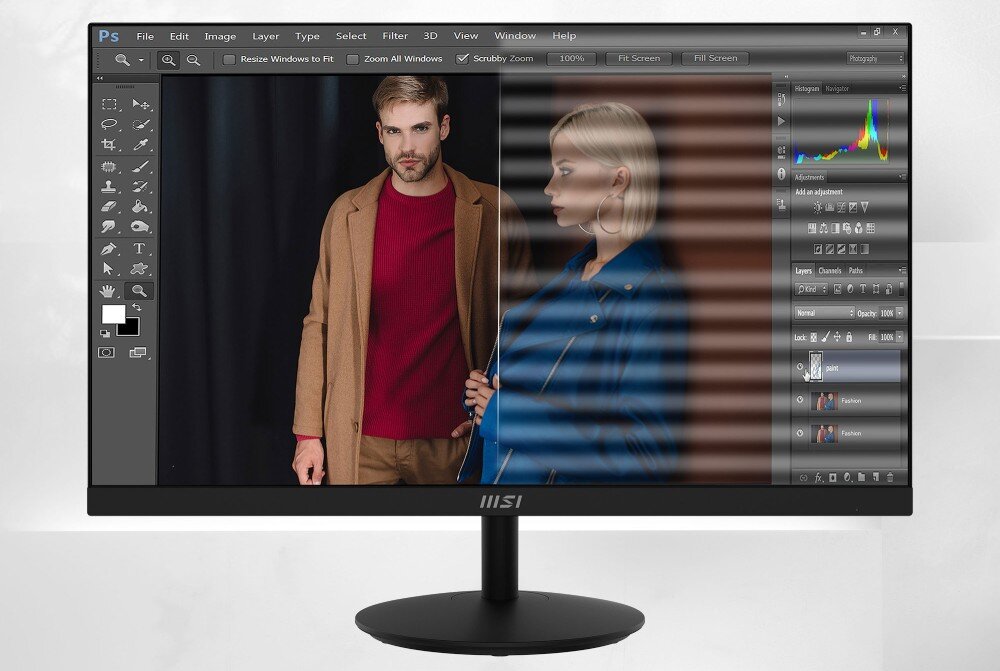 Monitor MSI Pro MP271A 27 1920x1080px IPS 100Hz 1 ms [MPRT] ochrona wzroku migotanie niebieskie światło Antyodblaskowa powłoka