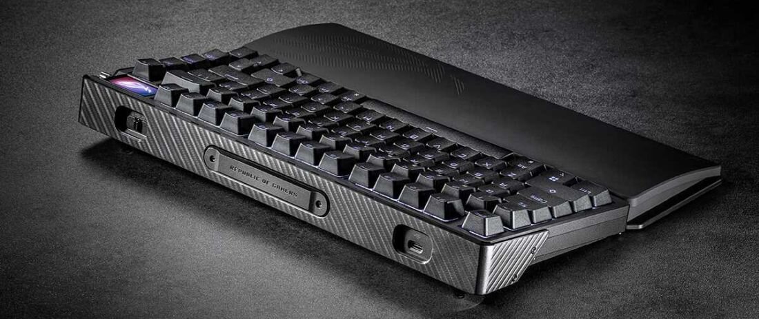 Klawiatura ASUS ROG Azoth Extreme - Obudowa ze stopu aluminium metalowa rama