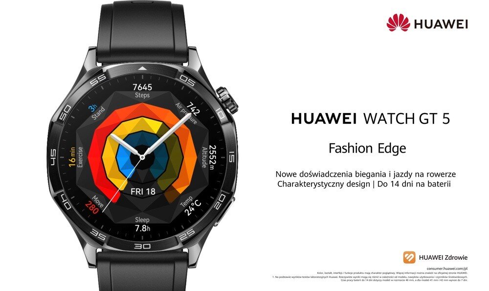 Smartwatch HUAWEI Watch GT opis