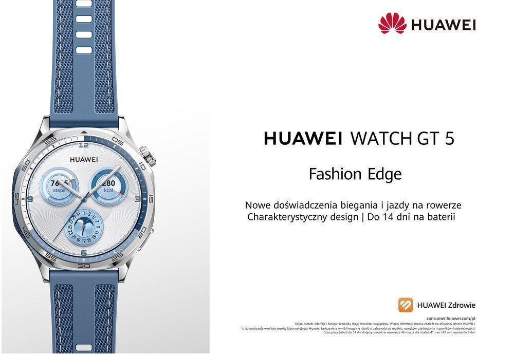 Smartwatch HUAWEI Watch GT opis