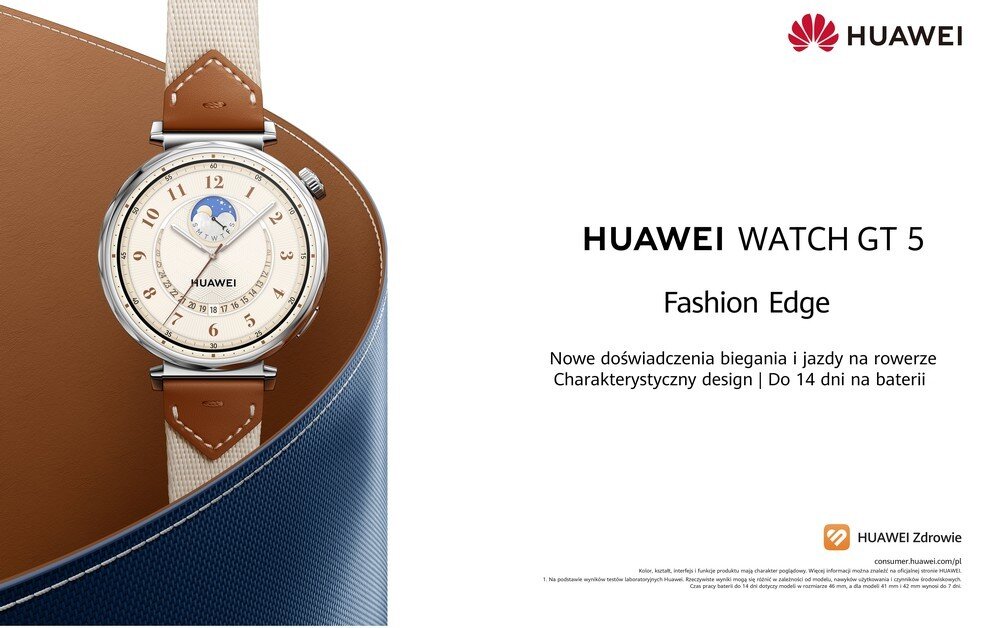Smartwatch HUAWEI Watch GT opis