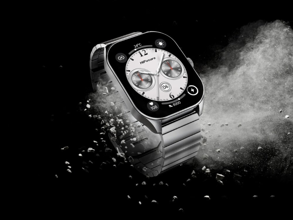 Smartwatch HiFuture FutureFit Apex
smartwatch obudowa konstrukcja stop cynku metal wytrzymałość