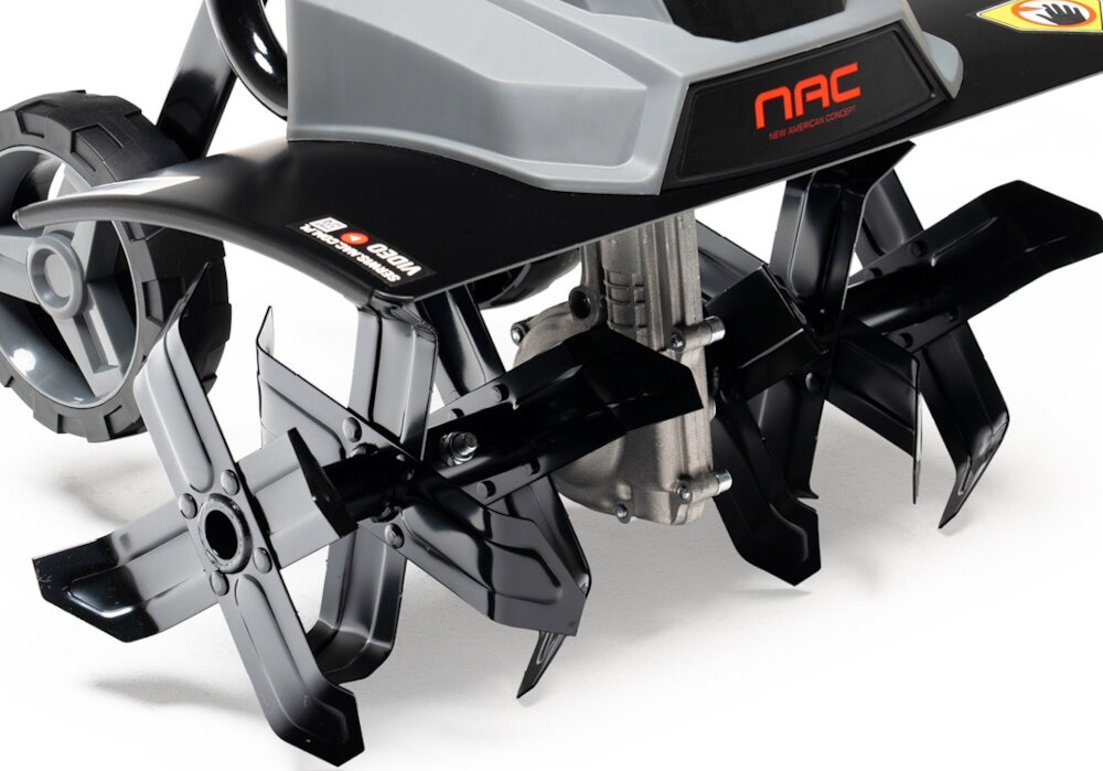 Glebogryzarka elektryczna NAC TIE150-W szesc kompletow nozy obrotowy wal 24 ostrza samoczynne wgryzanie sie w glebe