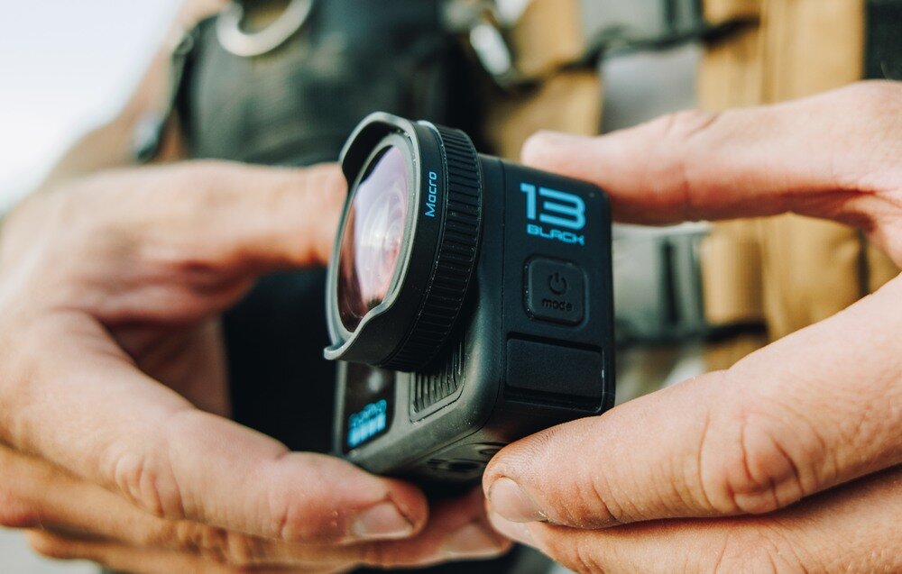 Soczewka GOPRO Macro Lens Mod do Hero 13 detale 